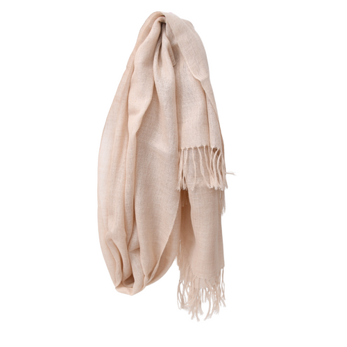 Baby Alpace Shawl light Tan