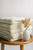 Oversized Organic Cotton Throw Blanket - Natural (red ribbon) Oversized Organic Cotton Throw Blanket - Natural (red ribbon)