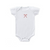 Embroidered Organic Baby Onesie - Candy Cane Embroidered Organic Baby Onesie - Candy Cane