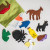 Animal Habitat Fabric Memory Game