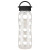 Glass Water Bottle - White Silicone Sleeve - 22oz