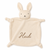 Personalized Organic Baby Lovey - Bunny, White