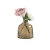 Handblown Flower Vase - Smoke