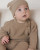 Organic Knit Baby Pants - Mocha - 0-3m