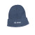 Personalized Adult's Organic Cotton Beanie - Blue Personalized Adult's Organic Cotton Beanie - Blue