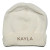 Organic Cotton Knit Baby Hat - Cream, 0-3m