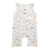 Organic Muslin Sleeveless Romper - Camping Print