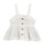 Organic Muslin Dress and Bloomers - White