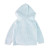 Organic Hooded Baby Sweater - Blue, 3-6 months