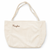 Personalized Organic Corduroy Tote Bag - Cream