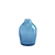 Handblown Flower Vase - Blue