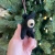 Felt Wool Tree Ornament - Black Bear