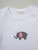 Organic Elephant Onesie - 3-6 Months