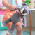 Organic Teddy Bear Toy - Handknit, Grey