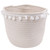 White Pom Cotton Rope Basket