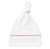Organic Knot Hat - Pink Stitching - 0-3m