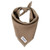 Brown Linen Bandana for Small Dogs Brown Linen Bandana for Small Dogs
