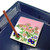 Incense Holder - Chrysanthemum - Mini Tile 1 1/2