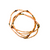 ZuluGrass Bracelet Single Strand - Light Orange