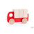 Wooden Toy Truck with Blocks - Red