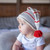 Hand Knit Santa Hat for Baby - Medium (3-6m) Hand Knit Santa Hat for Baby - Medium (3-6m)