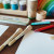 Natural Toddler Paint Brush Set