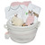 New Baby Girl Gift Basket - Meadow Buddies New Baby Girl Gift Basket - Meadow Buddies