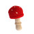 Organic Baby Rattle Mushroom Organic Baby Rattle Mushroom