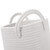 White Cotton Rope Basket - Personalized White Cotton Rope Basket - Personalized