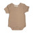 Organic Baby Onesie Light Brown