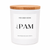 personalized candle