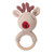 Reindeer Baby Rattle - Organic Reindeer Baby Rattle - Organic