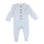 Organic Baby Romper - Blue - Knit