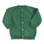 Hand Knit Organic Baby Cardigan - Green Hand Knit Organic Baby Cardigan - Green
