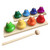 Wooden Desk Bells - Set of 8 Wooden Desk Bells - Set of 8