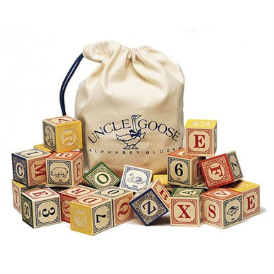 Etched Educational Keepsake Wooden Baby Blocks + Reviews