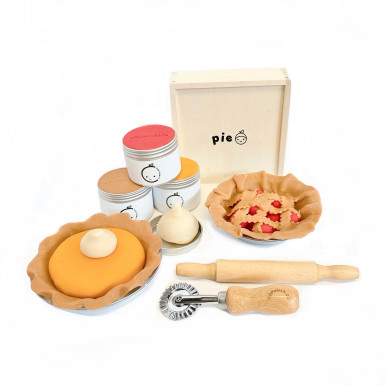 Felt Apple Pie Making Toy Kit