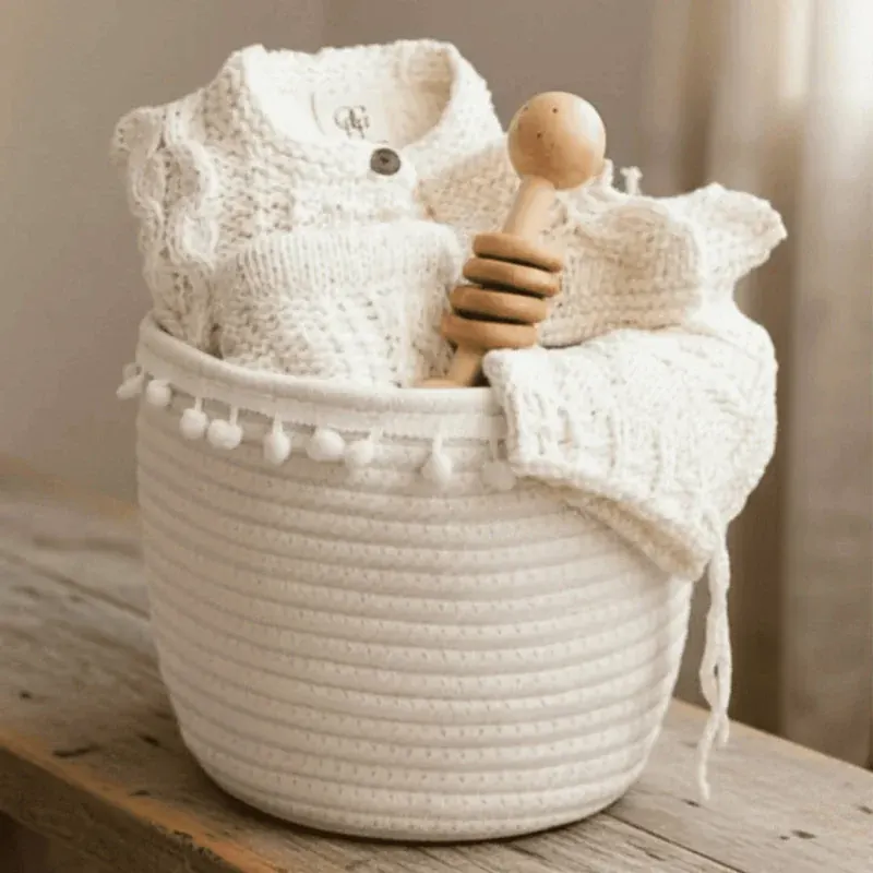 Gift basket with fresh flowers and spa products