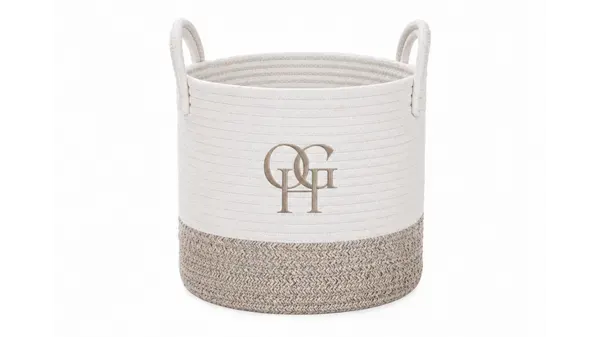 Corporate gift basket - customized branding