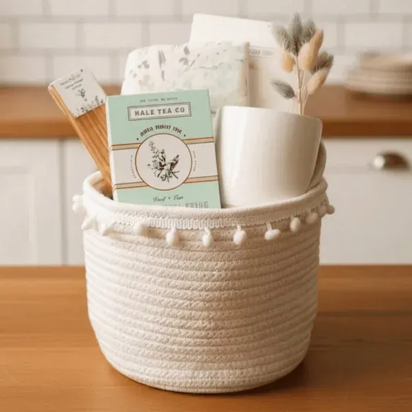 Our Green House gift basket lifestyle photo