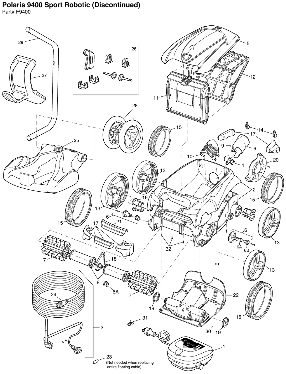 Polaris 9400 Parts