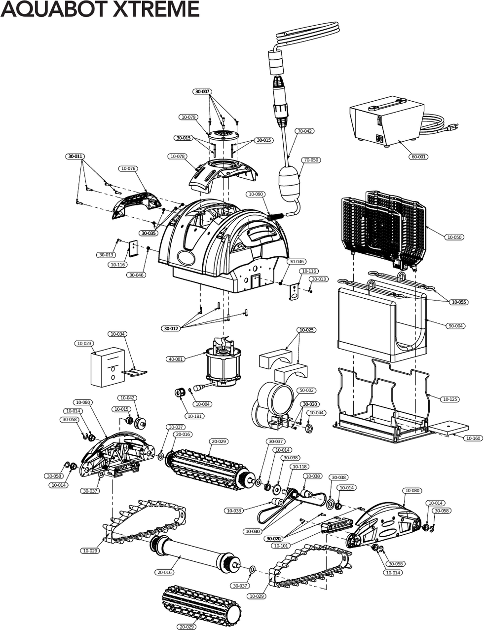 Aquabot Xtreme Parts
