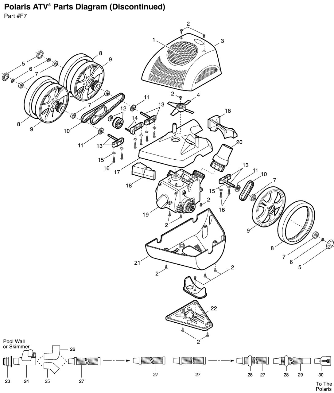 Polaris ATV F7 Parts