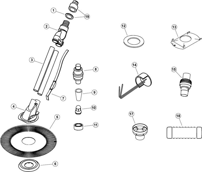 Pentair E-Z Vac Parts