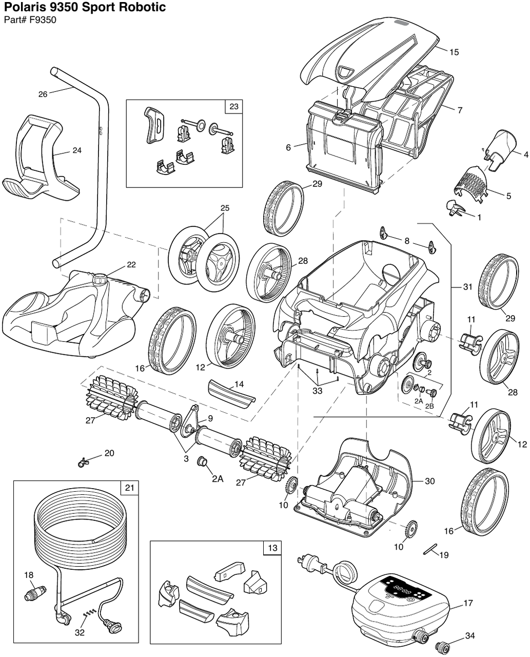 Polaris 9350 Parts