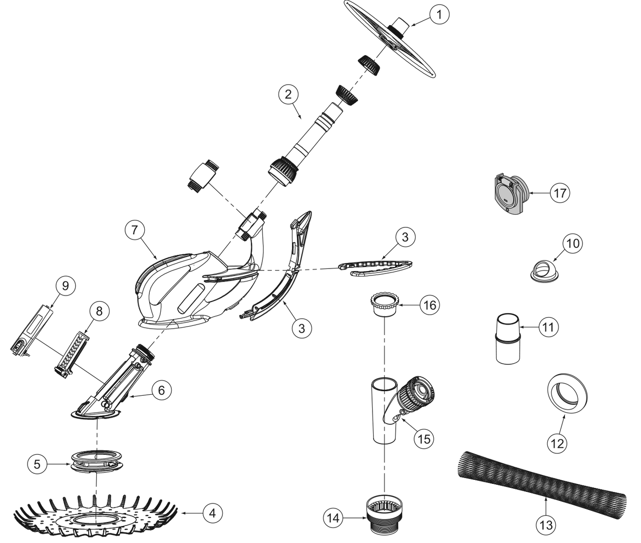 Pentair Kreepy Kruiser 2012 and Newer Parts