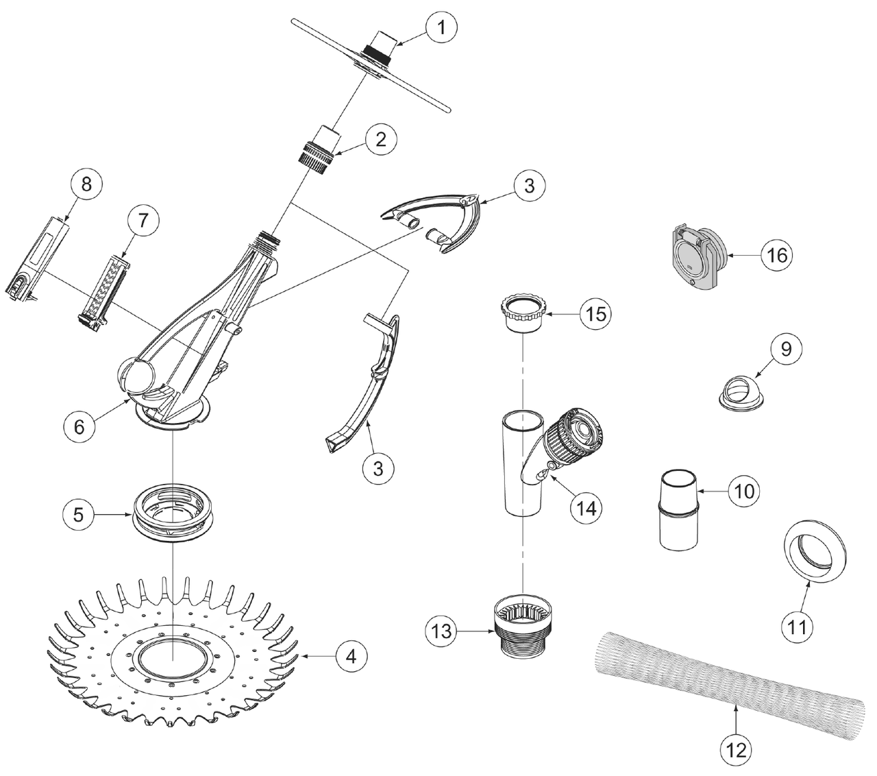 Pentair Kreepy Kruiser 2011 and Earlier Parts