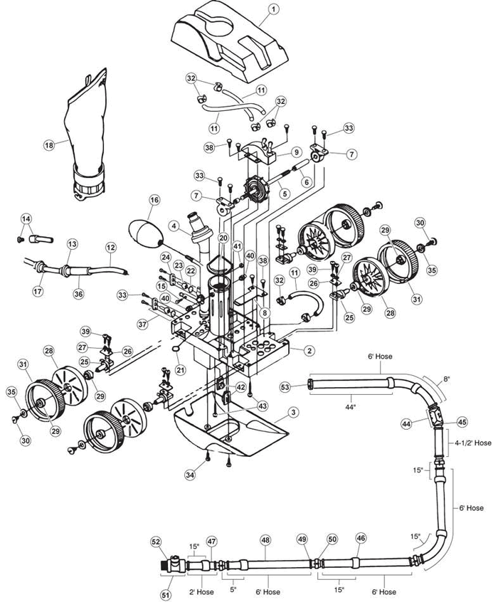 Pentair Legend II - LX2000 Parts