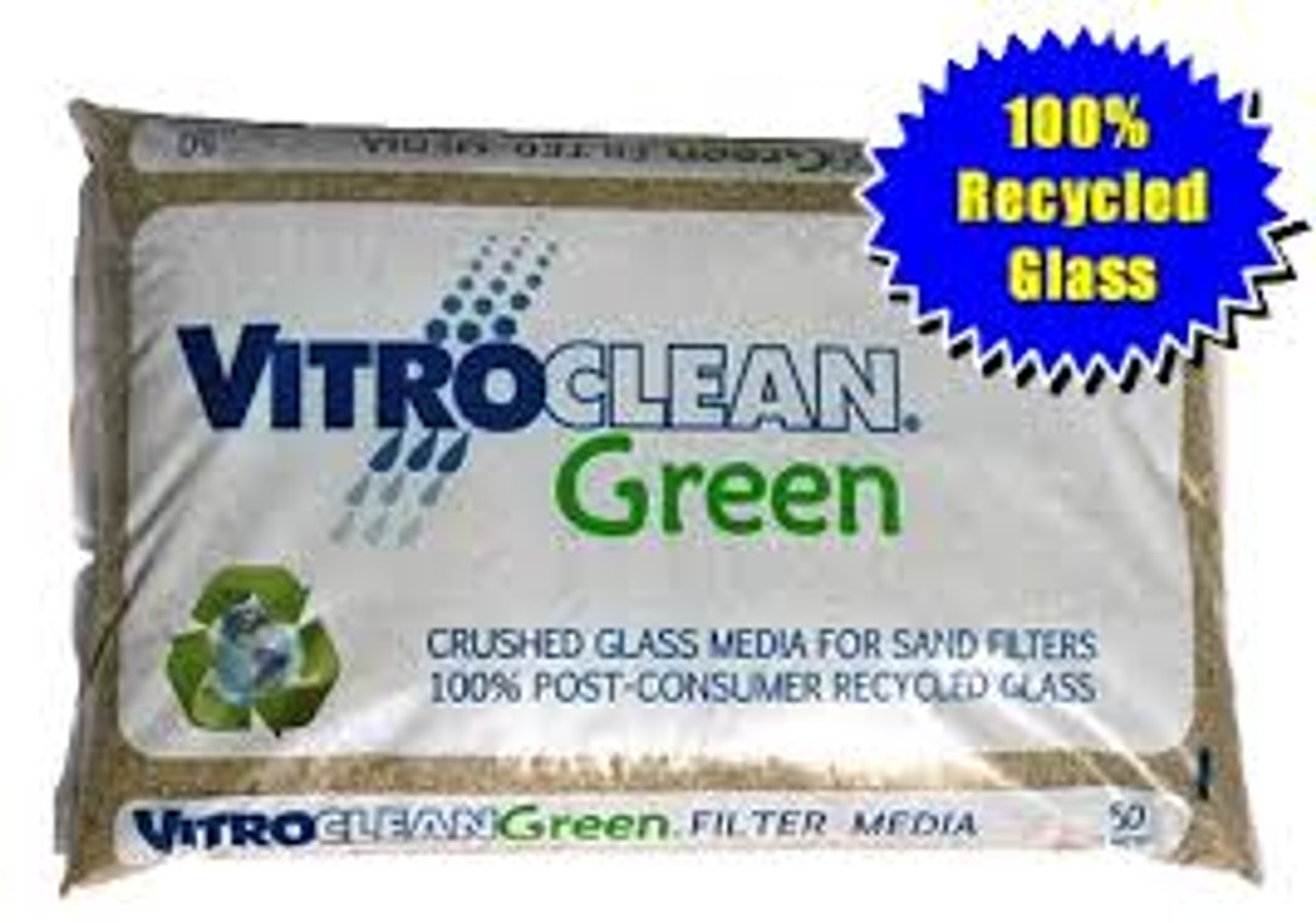 50# Vitroclean Green Glass Filter Media