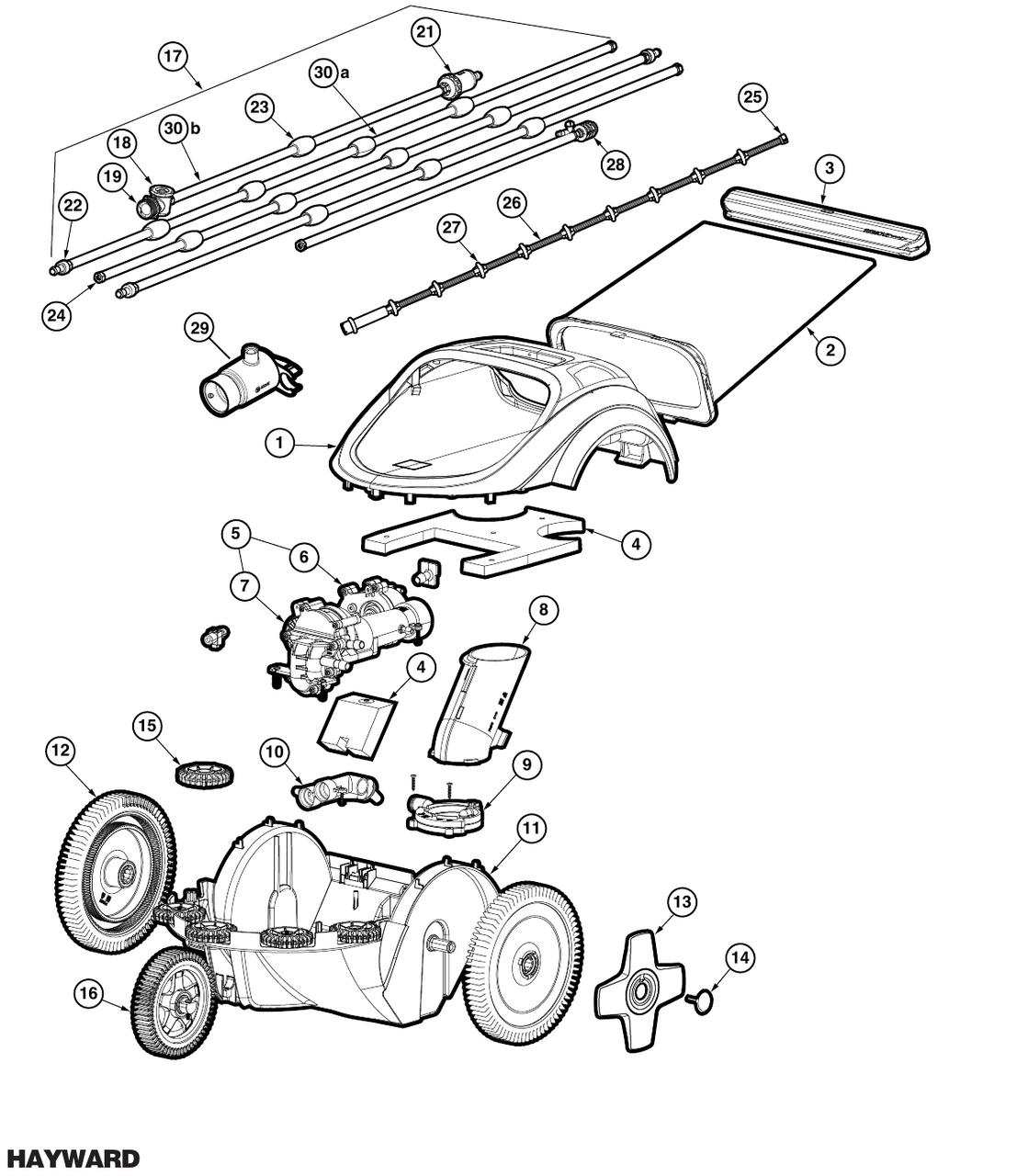Hayward Trivac 500/700 Parts